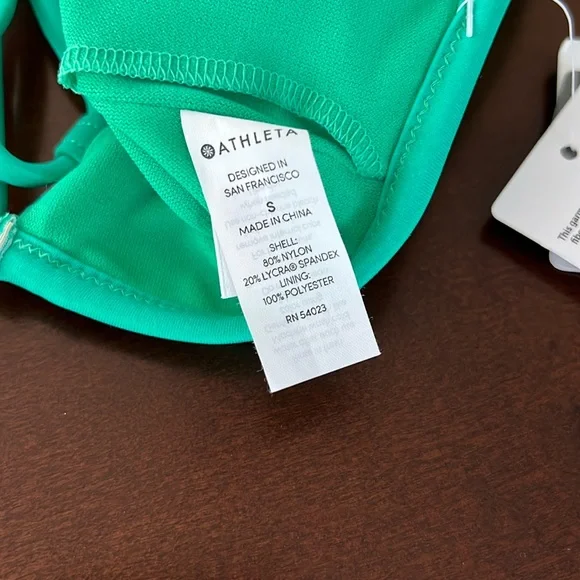 Athleta Vintage Floral Tie Back Bikini Top - Picture 6 of 9